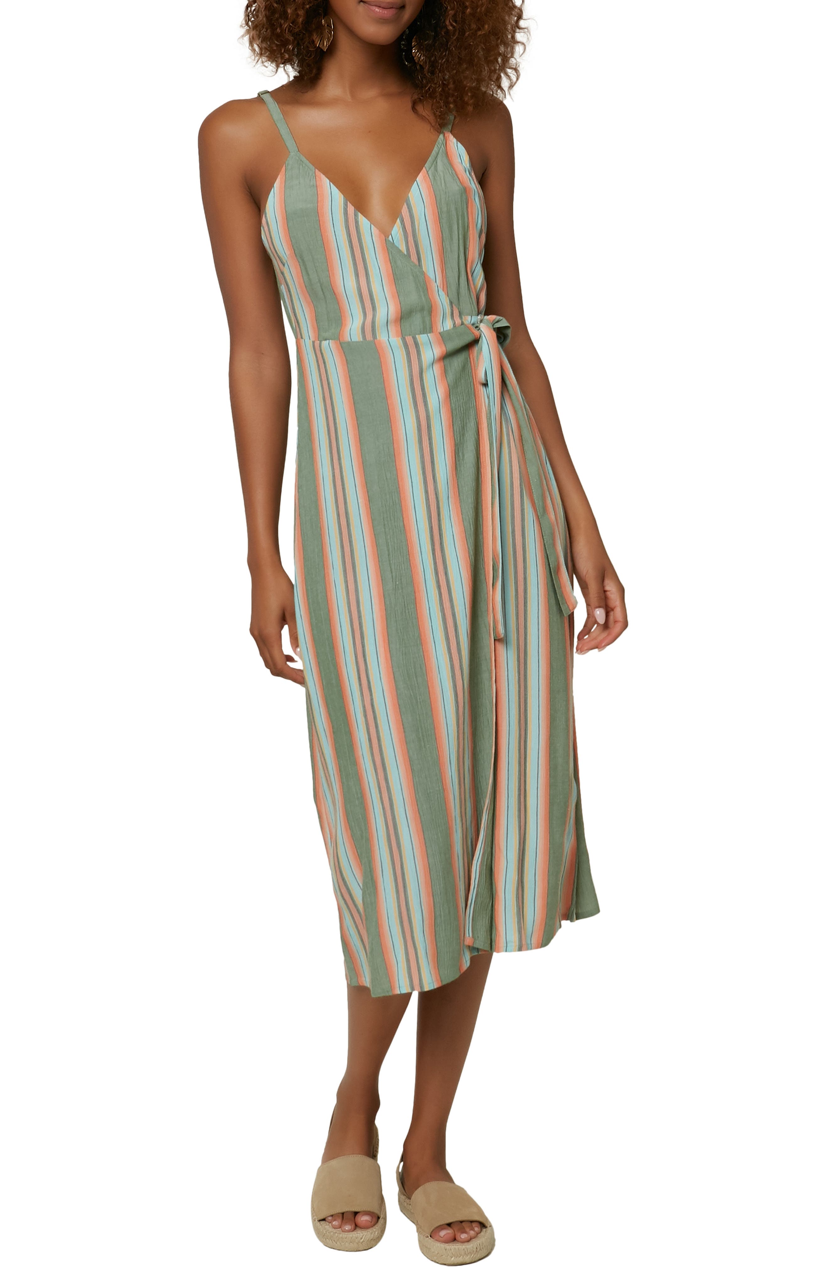 wrap tank dress