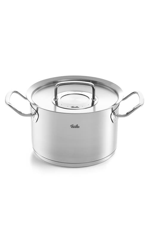 Fissler Original-profi Collection Stainless Steel Stock Pot With Metal Lid In Stainless Steel