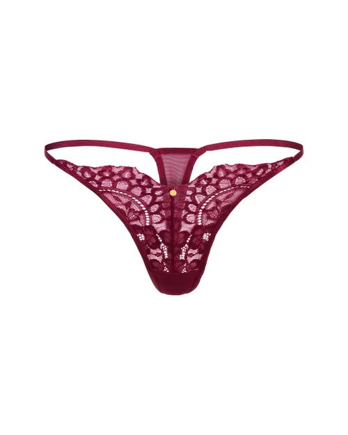 Adore Me Talulah Thong Panties In Dark Purple