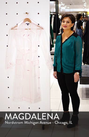 Frosted Vinyl Mac Trench Coat, sales video thumbnail