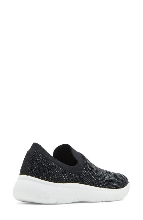 Blondo Karen Waterproof Knit Sneaker In Black Stretch Knit