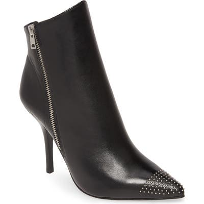 Allsaints Valeria Studded Pointed Toe Bootie, Black