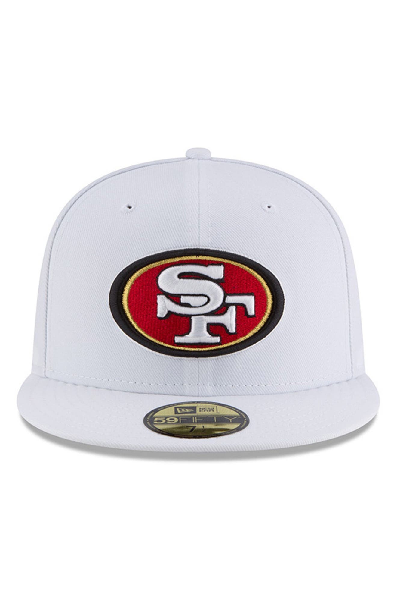 white 49ers hat new era