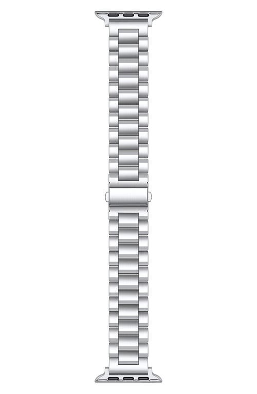 The Posh Tech Maxwell Bracelet Apple Watch® Watchband In Silver