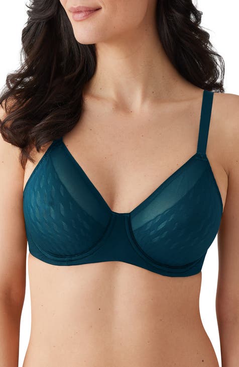 frugue Women's Plus Size Full Coverage Underwire Minimizer Padded Bra Blue  34 C : : Clothing, Shoes & Accessories