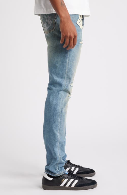 Shop Billionaire Boys Club Trek Slim Fit Ripped Jeans In Ozone