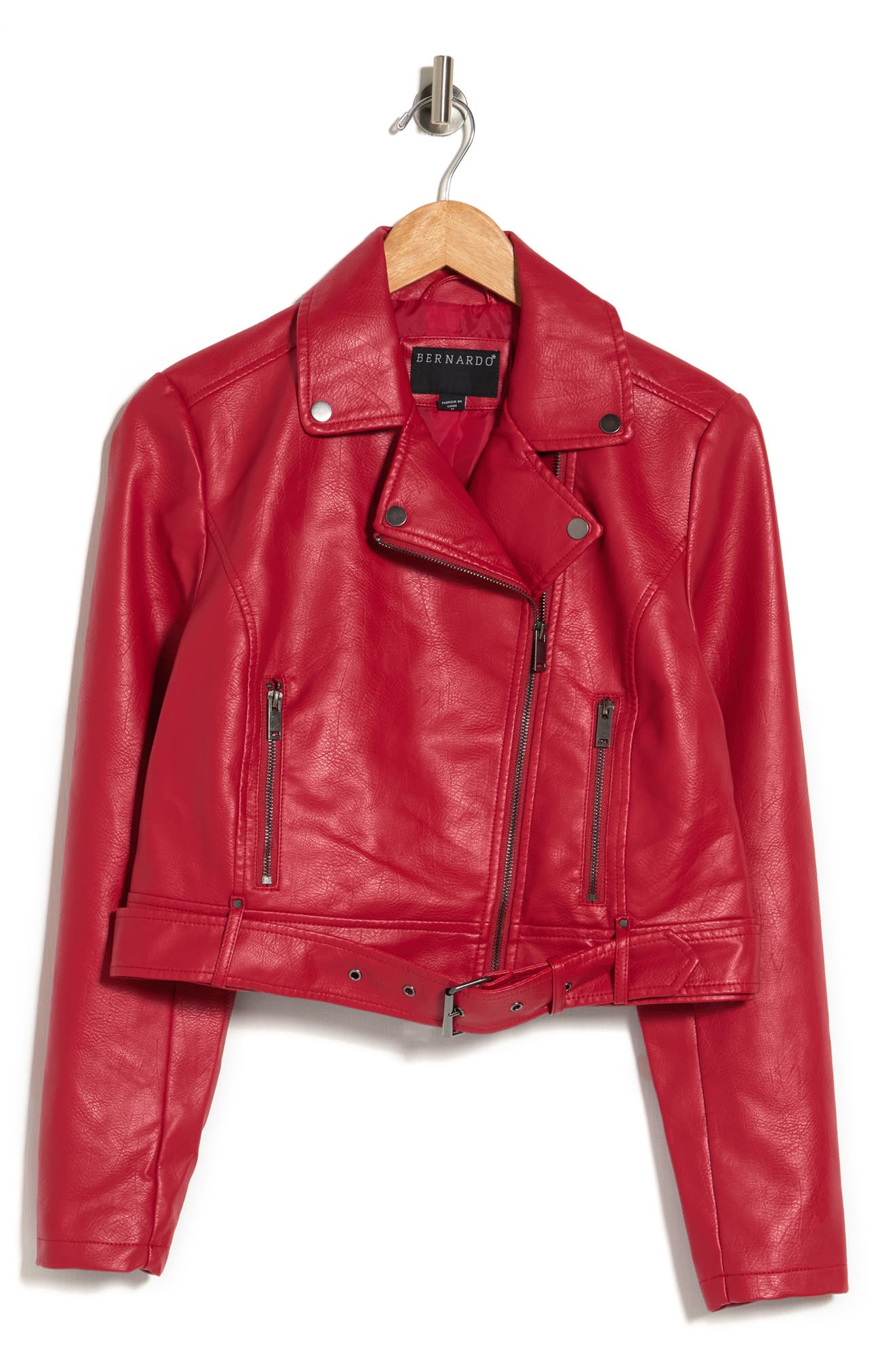 bernardo faux leather jacket