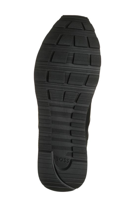 Hugo Boss Gender Inclusive Parkour Runn Sneaker In Black