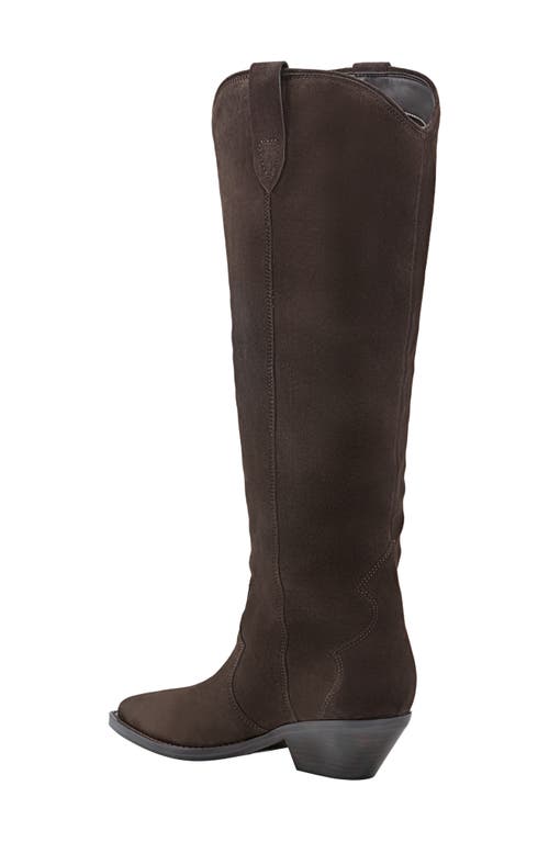 Marc Fisher Ltd Ander Knee High Boot In Dark Brown