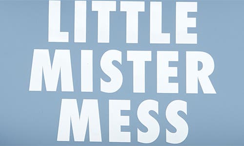 Bella Tunno Little Mister Mess Silicone Wonder Bib In Blue