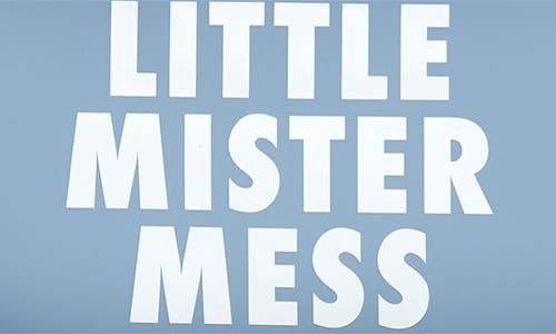 Shop Bella Tunno Little Mister Mess Silicone Wonder Bib In Blue