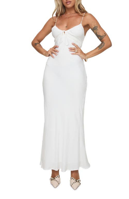 Shop Princess Polly Emily Maxi Dress In White