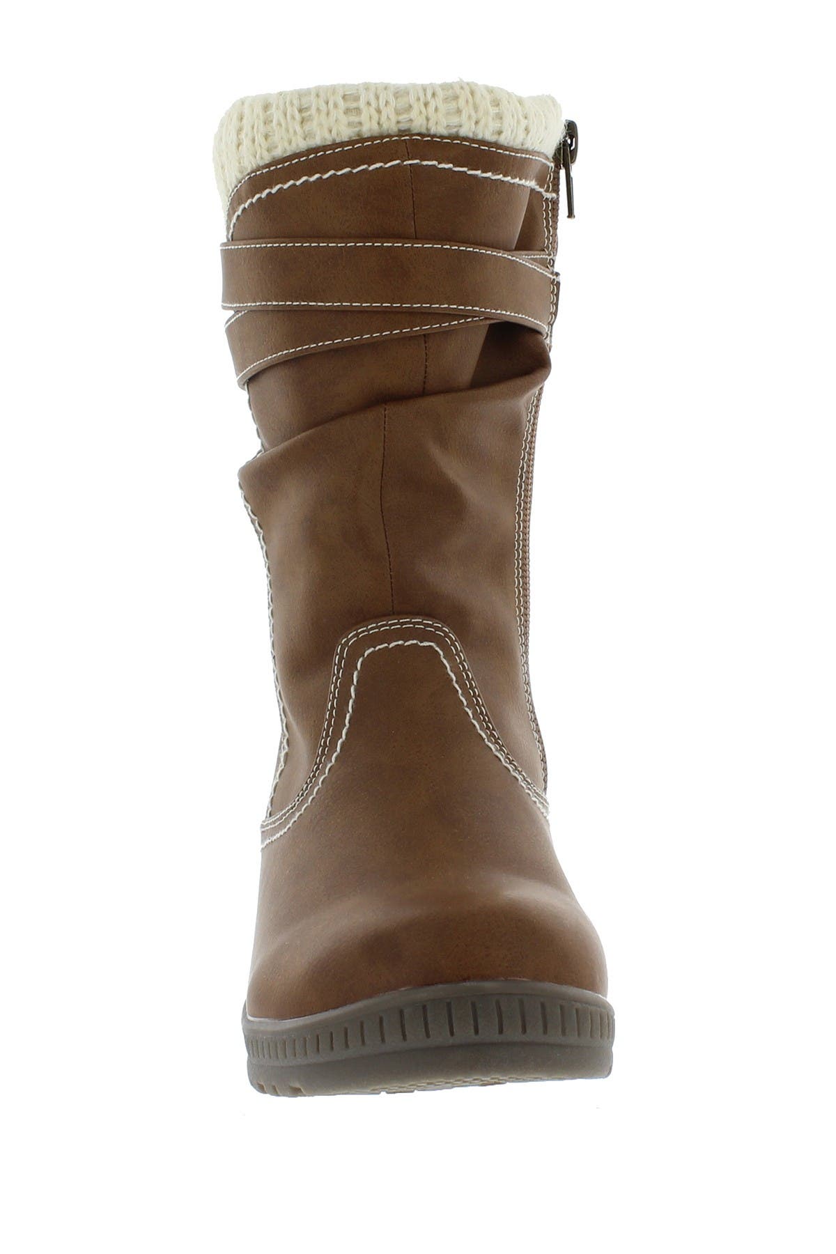 khombu boots shearling trim boot