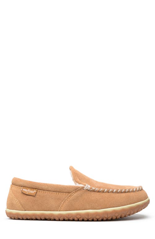 Minnetonka Tilden Faux Shearling Lined Slipper In Cinnamon
