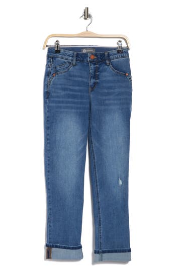 DEMOCRACY DEMOCRACY CUFFED BOYFRIEND JEANS