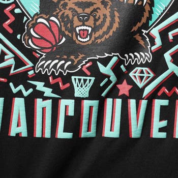 Youth Mitchell & Ness Black Vancouver Grizzlies Hardwood Classics