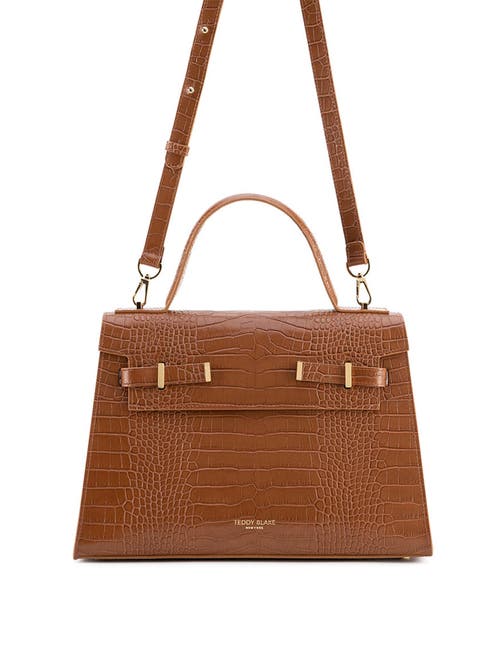 Teddy Blake Ava Croco Gold 14" In Camel