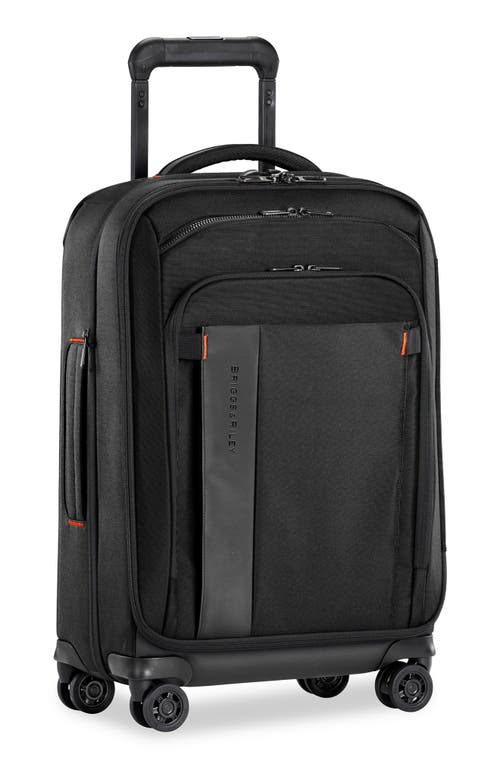 Briggs & Riley ZDX 22-Inch Expandable Spinner Suitcase in Black