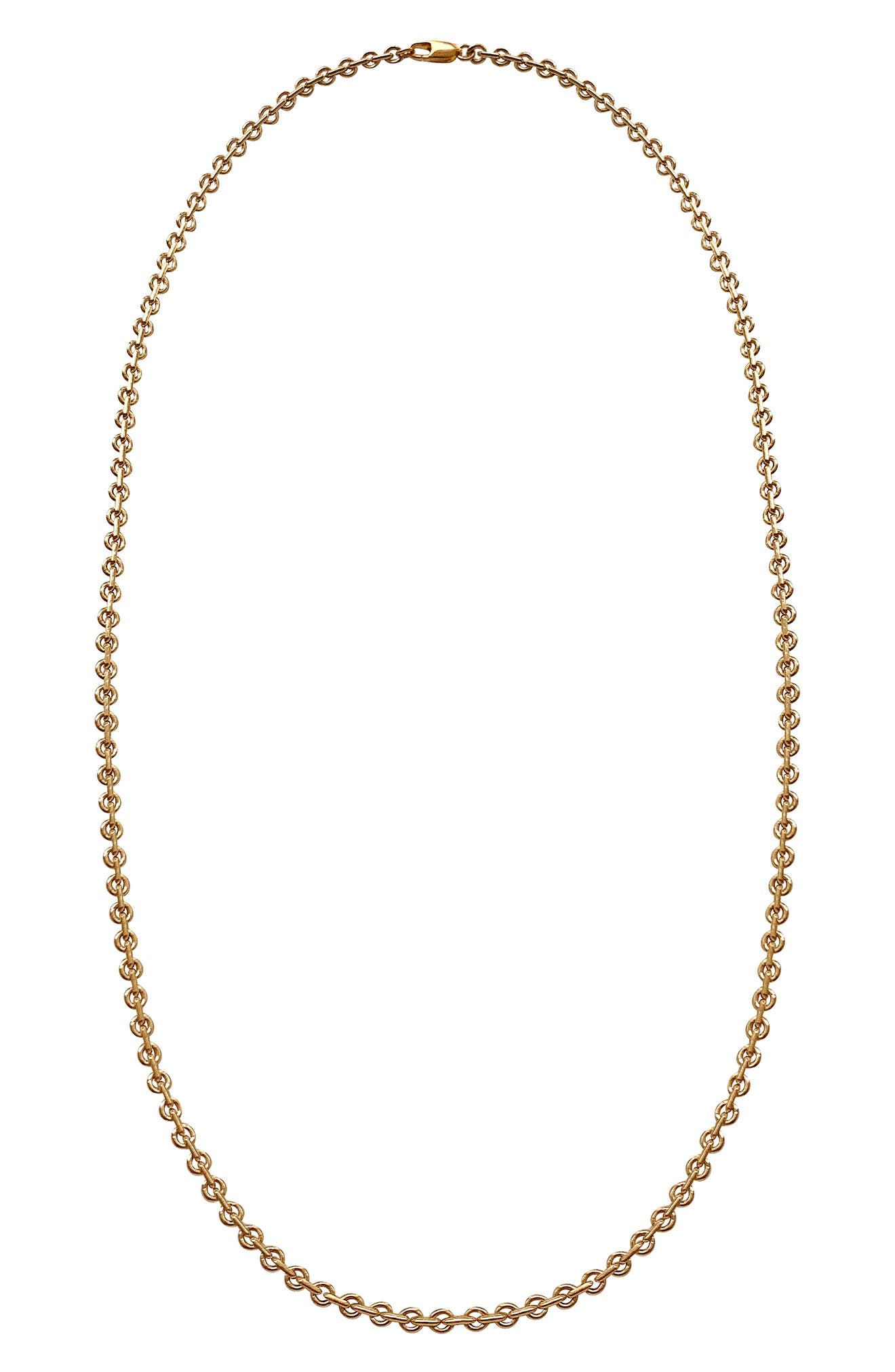 Laura Lombardi Pina Chain Necklace in Brass at Nordstrom, Size 18 Us