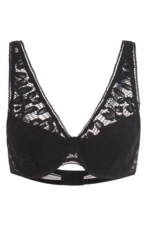 Wolford Underwire Plunge Bra In Black