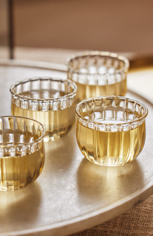 Fleck Kira Small Glass Cups In Clear