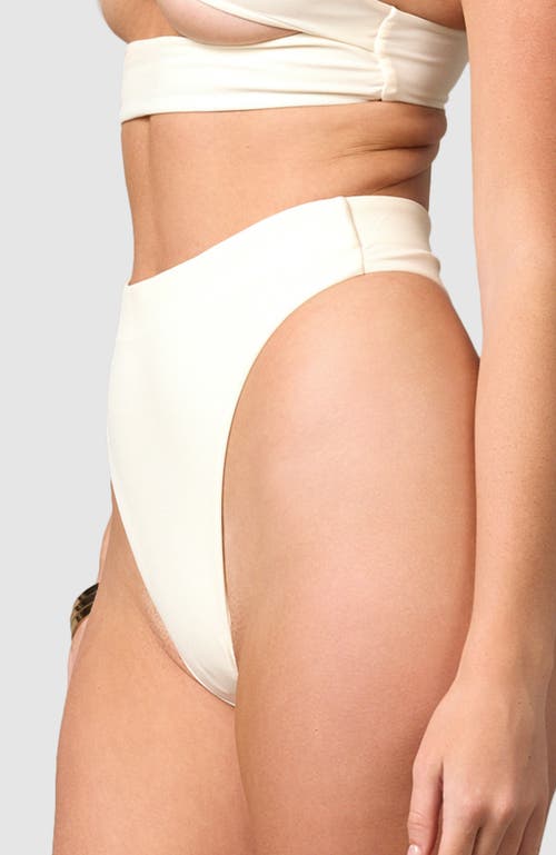 Shop Mbm Swim Wish Bikini Bottom In Cream