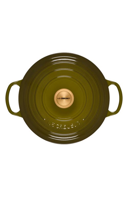 Le Creuset Signature 5.5-quart Round Enamel Cast Iron French/dutch Oven In Olive