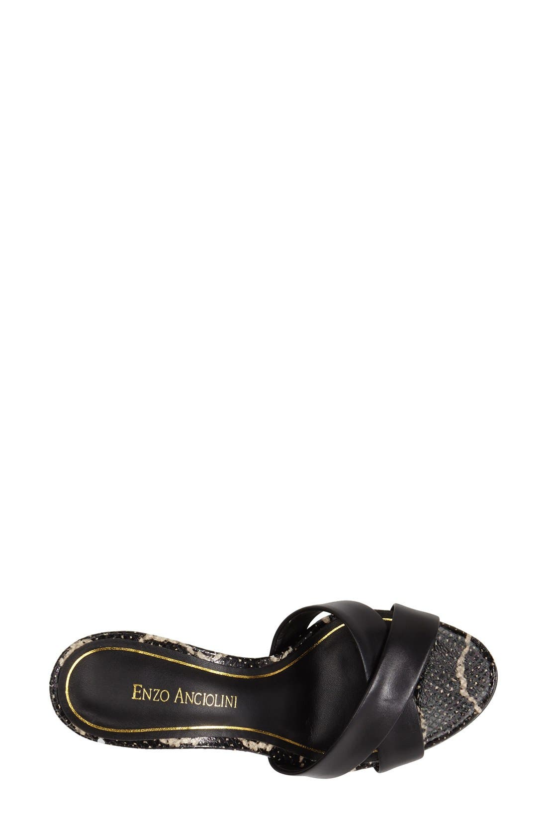 enzo angiolini slide sandals