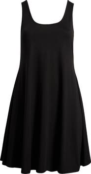 24seven Comfort Apparel Stretch Fit & Flare Dress