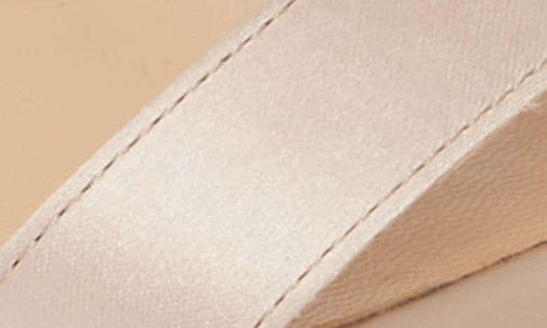 Jewel Badgley Mischka Women's Thamar Rhinestone Tie Detail Block Heel Evening Sandals In Champagne Satin