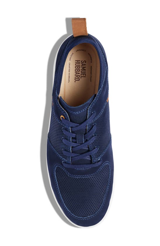 Shop Samuel Hubbard Featherweight Olema Sport Sneaker In Navy Nubuck