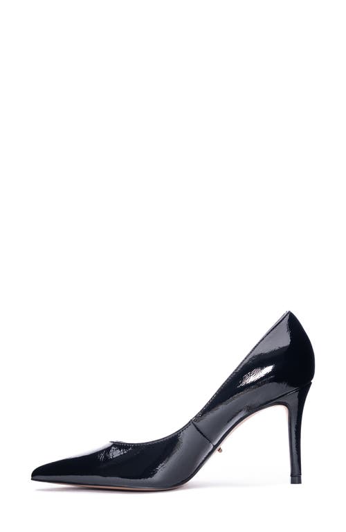 Shop 42 Gold Rafee Liquid Patent Pointed Toe Pump In Black Patent