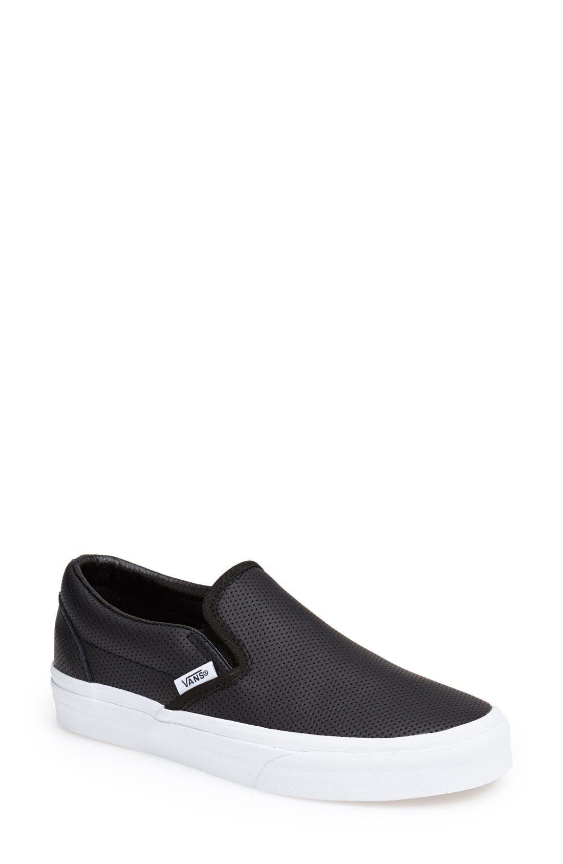 black slip on vans