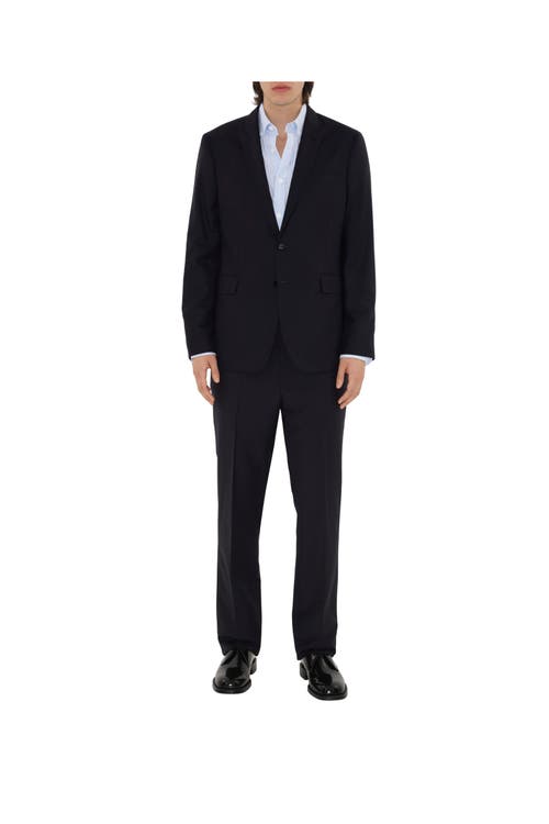 Burberry Classic Suit In Dark Navy
