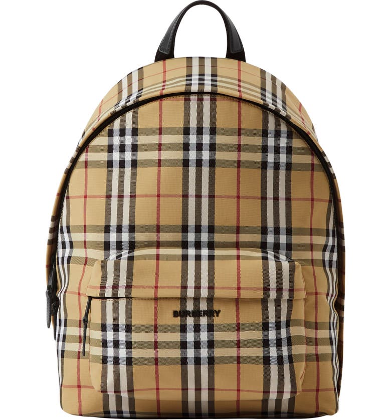 Burberry Jett Check Canvas Backpack | Nordstrom