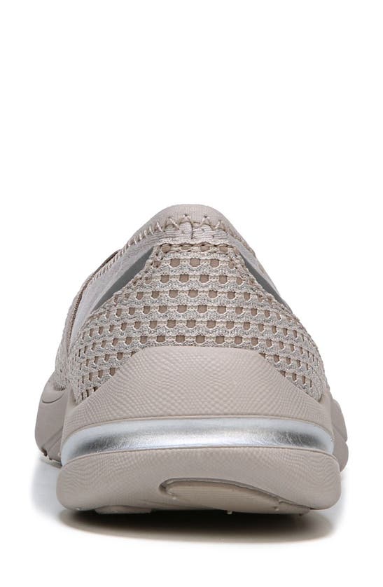 Shop Bzees Lollipop Slip-on Sneaker In Taupe Fabric