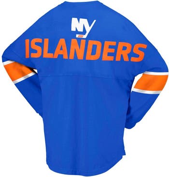 New York Islanders Fanatics Branded True Classics Vintage Graphic Hoodie -  Royal - Mens