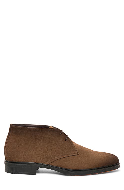 Shop Santoni Chukka Boot In Brown