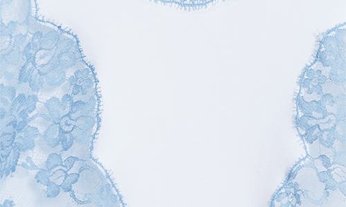 Dolce & Gabbana Dolce&gabbana Lace Inset Jersey T-shirt In Bianco Ottico
