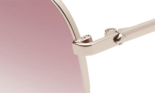 Shop Kate Spade New York Isla 61mm Aviator Sunglasses In Pink/pink