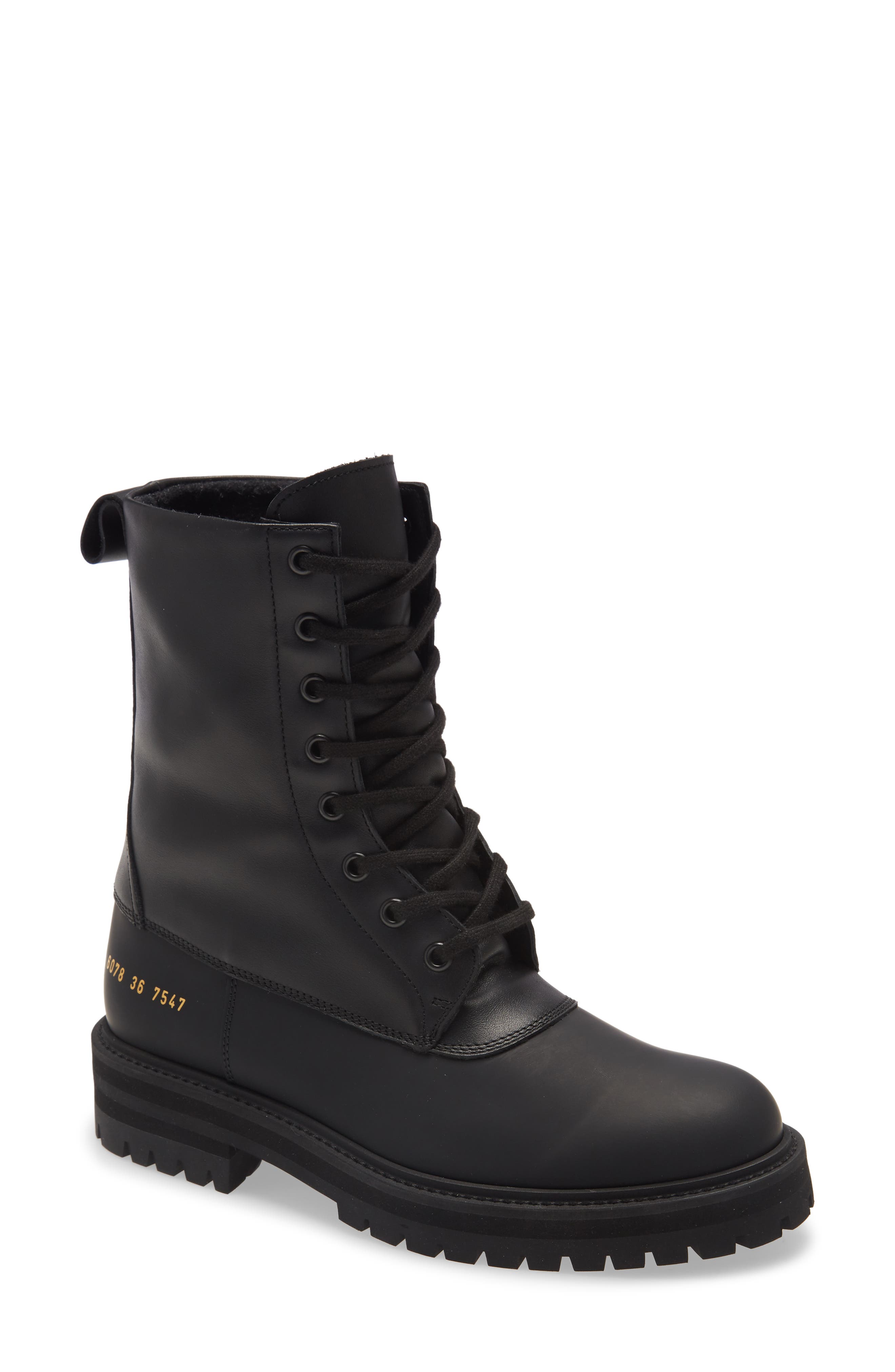 common projects lace up boots