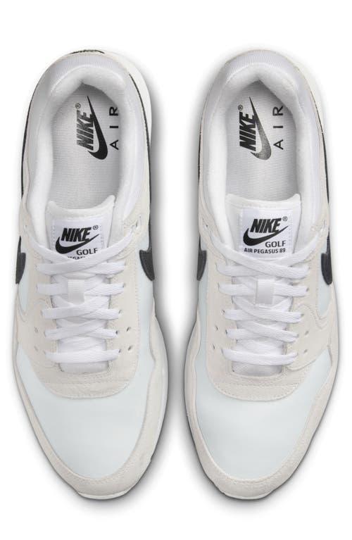 Shop Nike Air Pegasus '89 Golf Shoe In White/black/platinum Tint