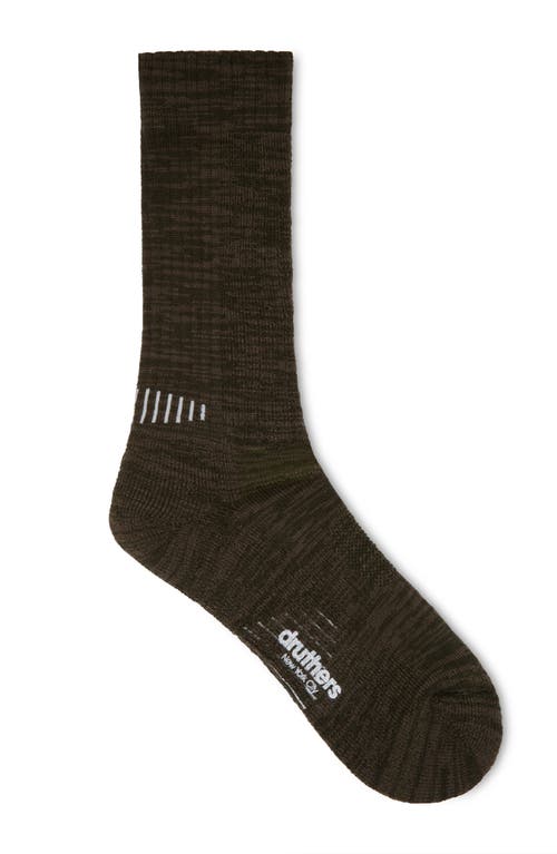 DRUTHERS NYC DRUTHERS NYC VIVO MERINO WOOL FUNCTION MELANGE BOOT SOCK 