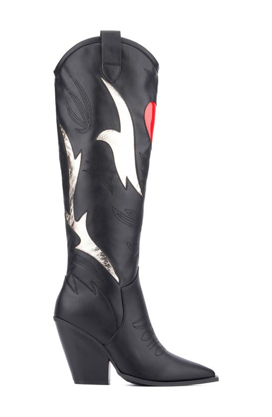 Shop Olivia Miller Blushing Beauty Western Boot In Black