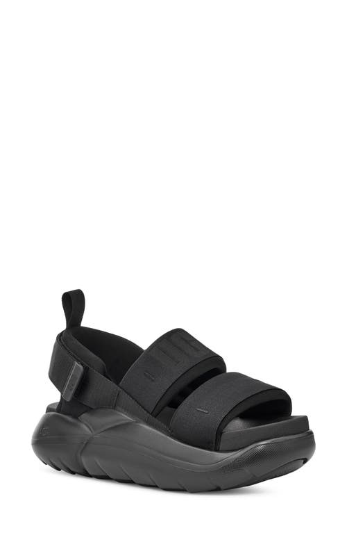 UGG(r) La Cloud Sport Platform Sandal in Black