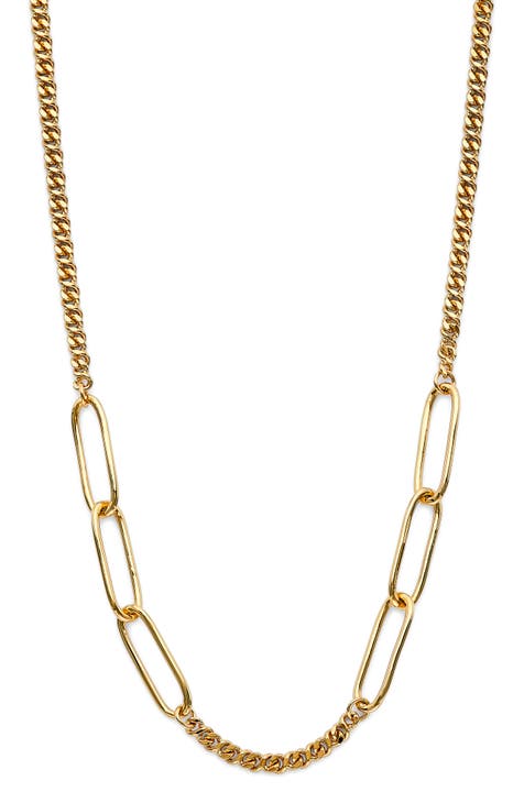 Lynx Mixed Link Chain Necklace