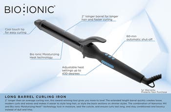 Bio Ionic 1 Inch Long Barrel Styling Iron Nordstrom