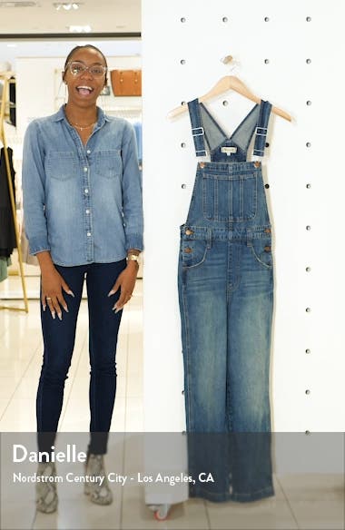 madewell straight leg overalls