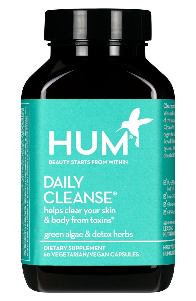 HUM NUTRITION Daily Cleanse<sup>®</sup> Clear Skin and Body Detox Dietary Supplement, Main, color, NO COLOR