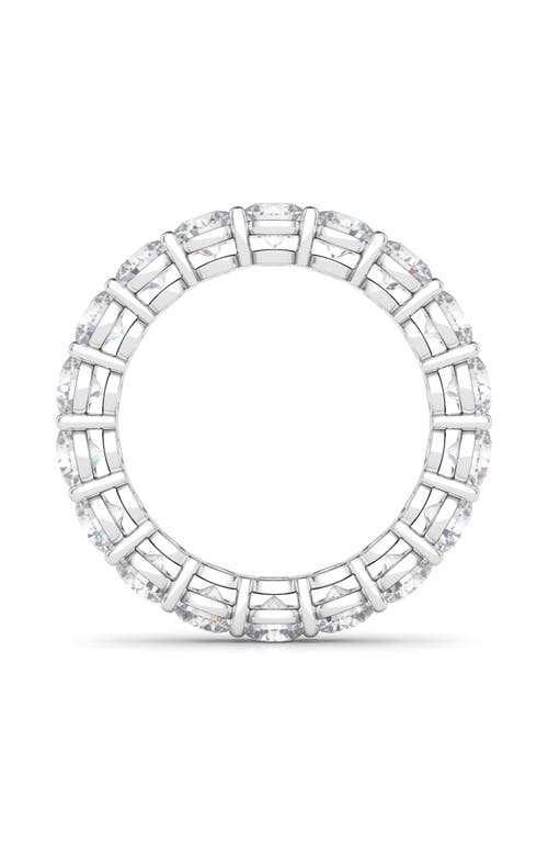 HAUTECARAT HAUTECARAT ROUND CUT LAB CREATED DIAMOND 18K GOLD ETERNITY BAND RING